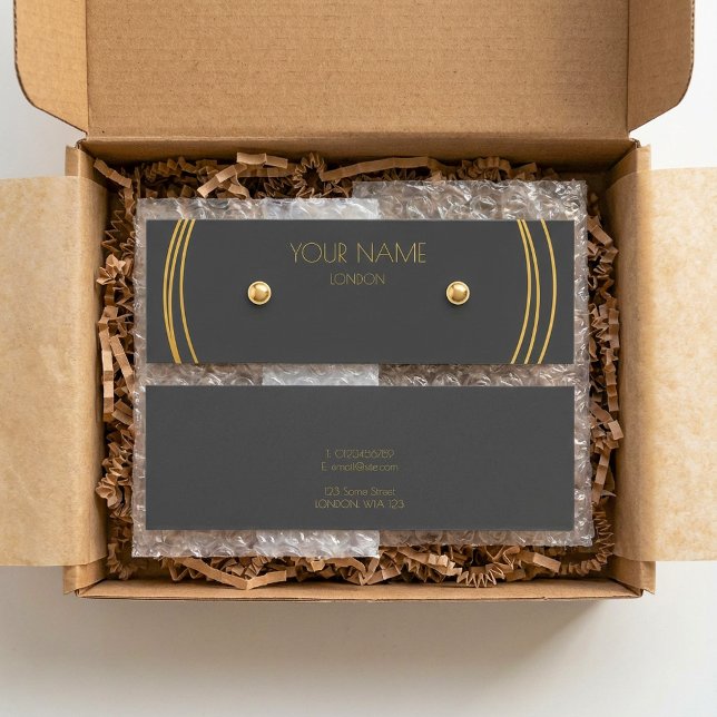 Gold rings earring display card (Gold rings earring display card)