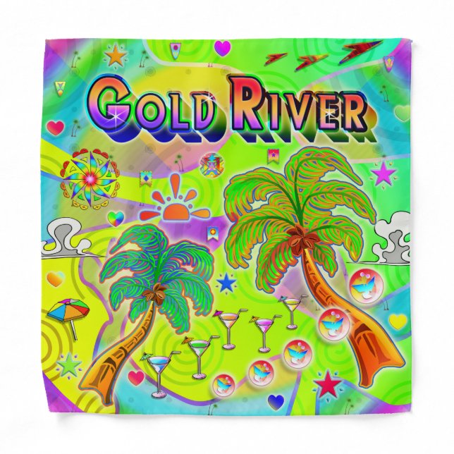 Gold River Mind Focus Bandana (Front)