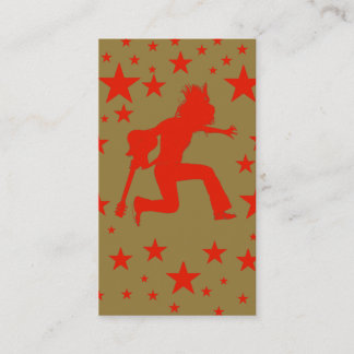 "Gold Rockstar" Business Card