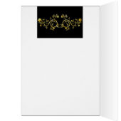 Gold Rose for You card (Inside (Left))