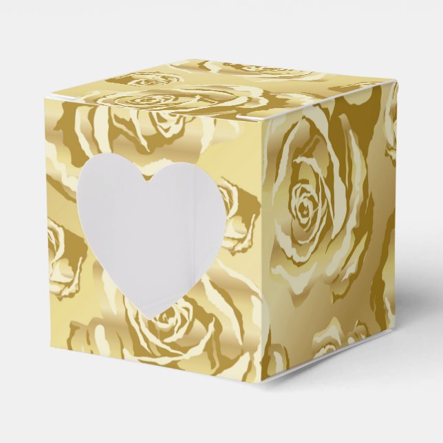 Gold Rose Gift Box (Front Side)
