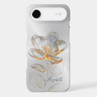 Gold Rose Silver Add Name  iPhone 17 Air Case