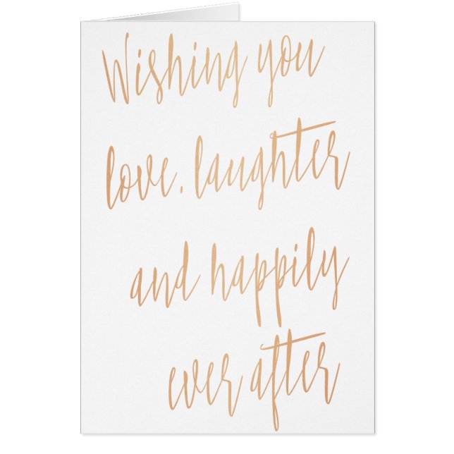 Gold Rose "Wishing you love" (Front)