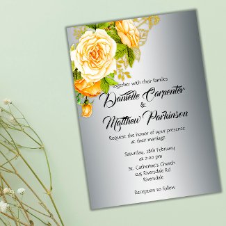 Gold Roses and Silver Wedding