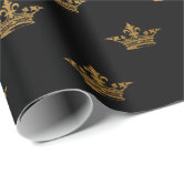 Dog Paw Print color Pattern Wrapping Paper