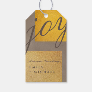 Gold Rush by LeahG Festive Holidays Metallic Rust Gift Tags
