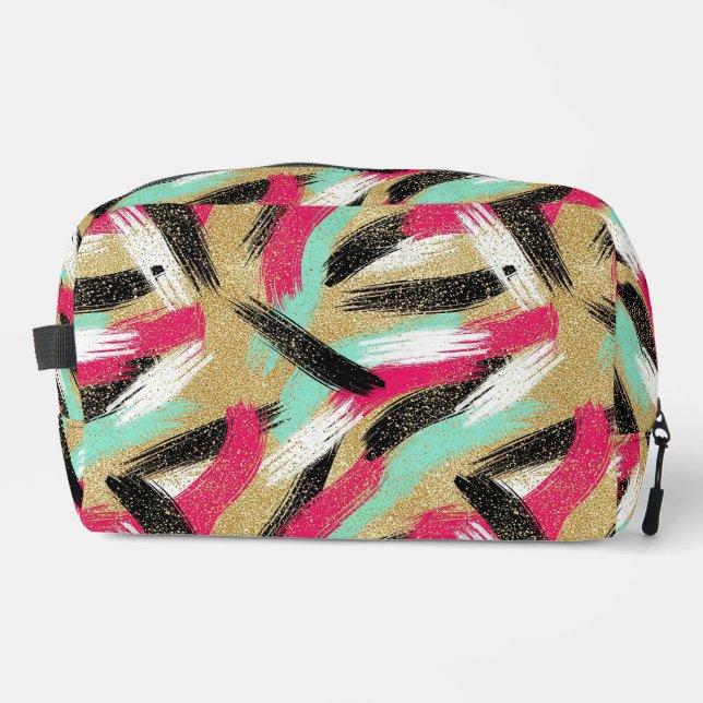 Gold Rush Glam Cosmetic Dopp Kit (Front)