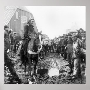 Gold Rush in Alaska, 1890s Poster