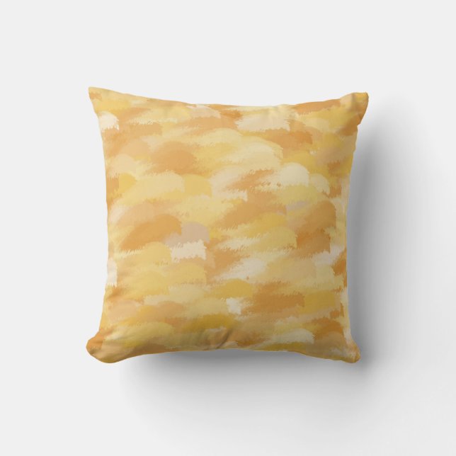 Gold Rush Throw Pillow (Front)