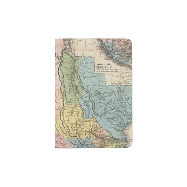 Gold Rush to California 2 Passport Holder (Front)
