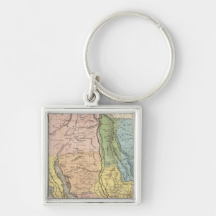 Gold Rush to California Keychain
