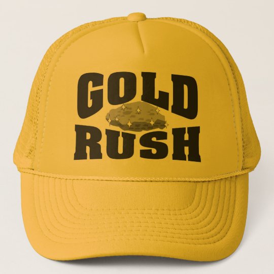 Gold Rush YLW Trucker Hat | Zazzle.com