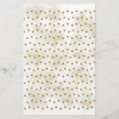 Gold Safari Animal Baby Shower Bingo Game (Back)