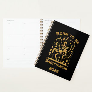Gold Sagittarius Planner