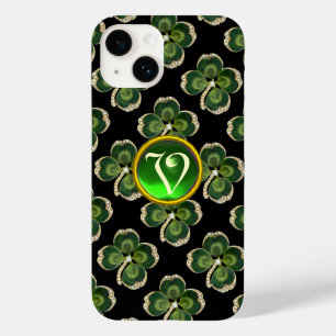 Gold Saint Patrick Shamrock Jewel with Pearls Case-Mate iPhone 14 Case