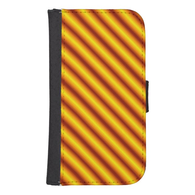 Gold Samsung Galaxy Wallet Case (Front)