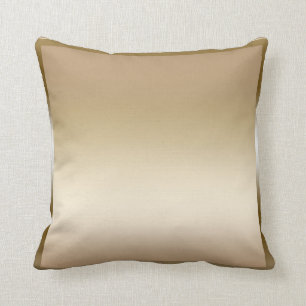 Gold Sateen Satin Shine Modern Glamour Glam Throw Pillow