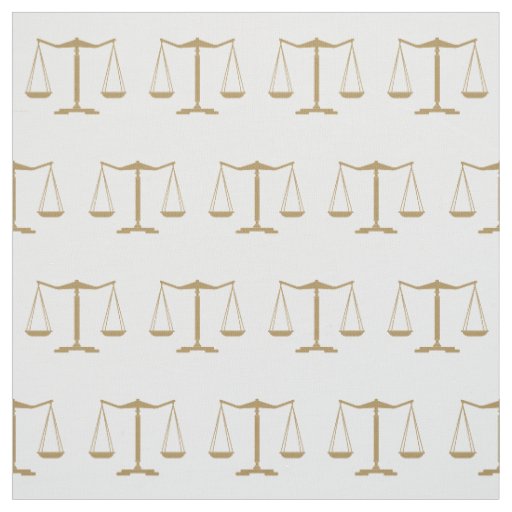 Gold Scales of Justice | Lawyer Fabric