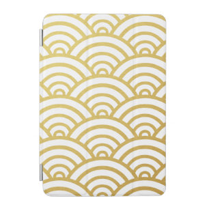Gold Scallop Pattern iPad Mini Case