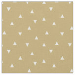 Gold Scattered Triangles Fabric
