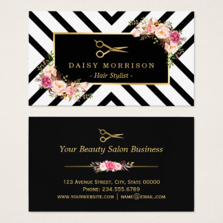 beauty salon business cards