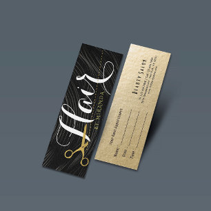 Gold Scissors Hair Salon Hairstylist Appointment