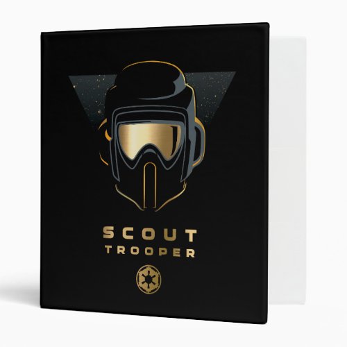 Gold Scout Trooper 3 Ring Binder