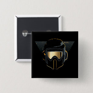 Gold Scout Trooper Button