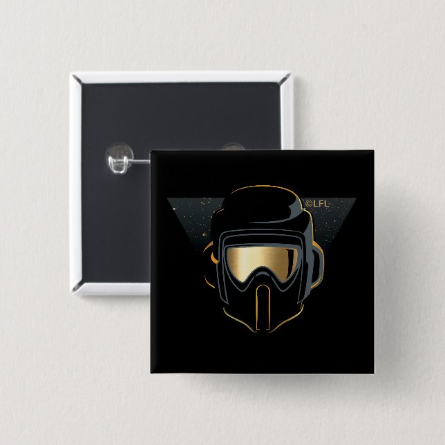 Gold Scout Trooper Button (Front & Back)