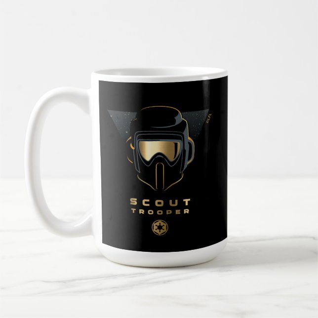 Gold Scout Trooper Coffee Mug (Left)