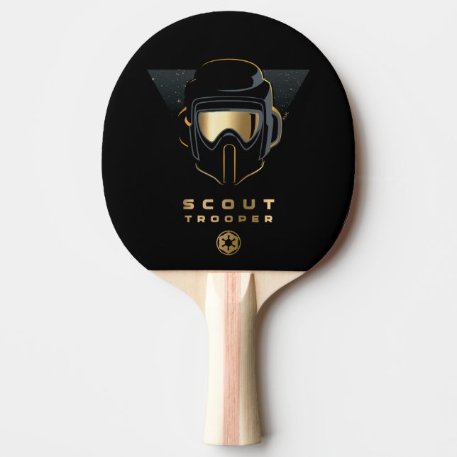 Gold Scout Trooper Ping Pong Paddle (Front)