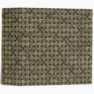 Gold Scratch Golden Modern Glamour Unique Elegant Binder