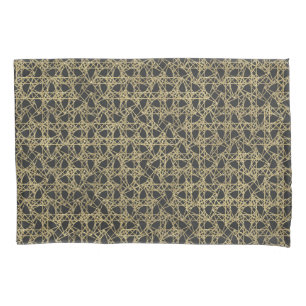 Gold Scratch Golden Modern Glamour Unique Elegant Pillow Case