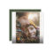 Gold script Christmas stars 1 photo green holiday