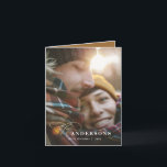 Gold script mustard plaid backer 1 photo Christmas Holiday Card<br><div class="desc">With elegant gold effect script text,  bold typography and mustard plaid backer the holiday multi photo card is sure to create the right impression. spread festive cheer for christmas and new year</div>