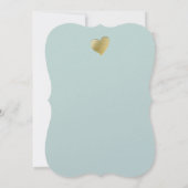 Gold Script With Love To My Groom Wedding Day Card (Back)