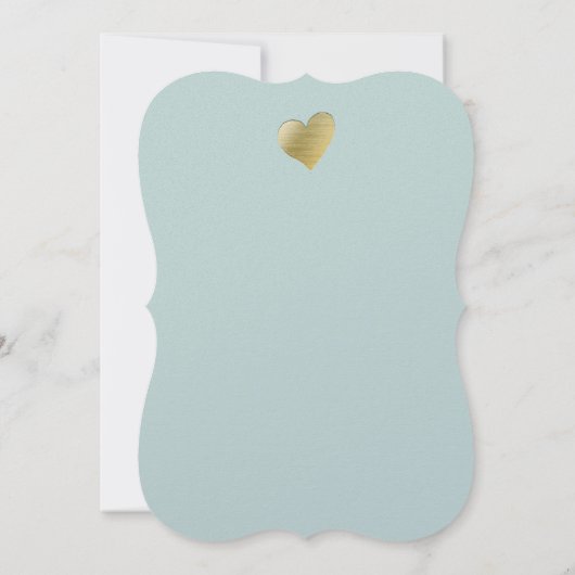 Gold Script With Love To My Groom Wedding Day Card (Back)