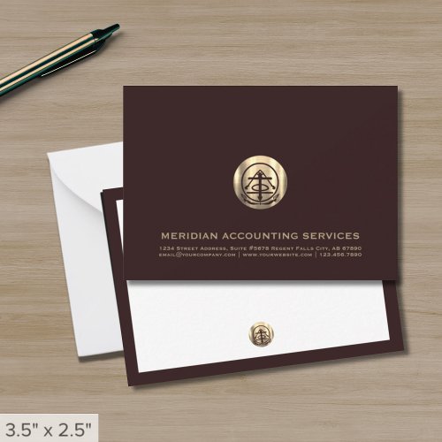Gold Seal Professional Note Card