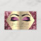 Gold Sepia Glitter Makeup Artist Lashes Burgundy