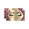 Gold Sepia Glitter Makeup Artist Lashes Burgundy