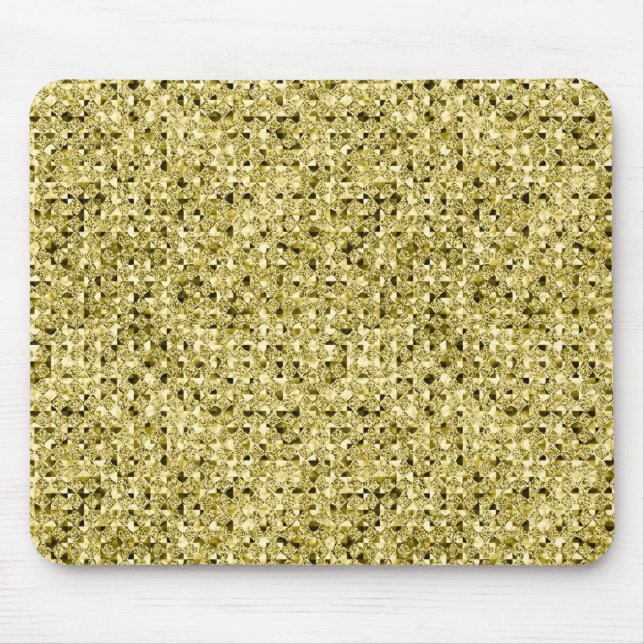 gold sequin effect mousepad (Front)