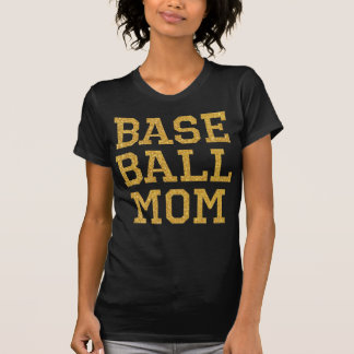 Gold Sequins Baseball Mom Shirts