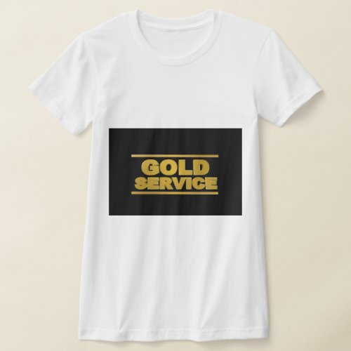GOLD SERVICE Womens BellaCanvas Slim Fit T_Shirt