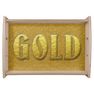 Gold Serving Tray