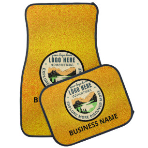 (Gold Set) Custom Luxury Car Floor Mats with Logo