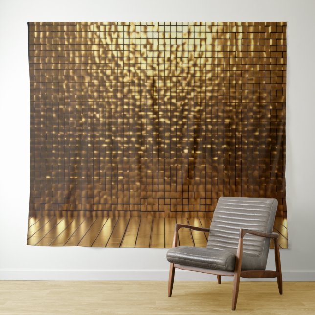 Gold Shimmer Golden Backdrop Party Decoration (In Situ (Horizontal))