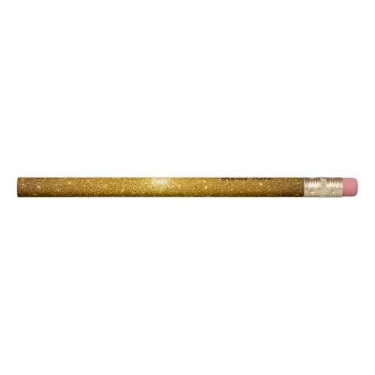 Gold Shining Pencil (Rotated 90)