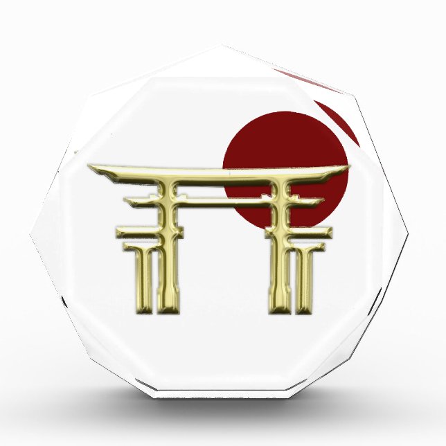 Gold Shinto Acrylic Award (Front)