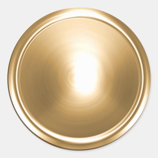 Gold Shiny Envelope Seal