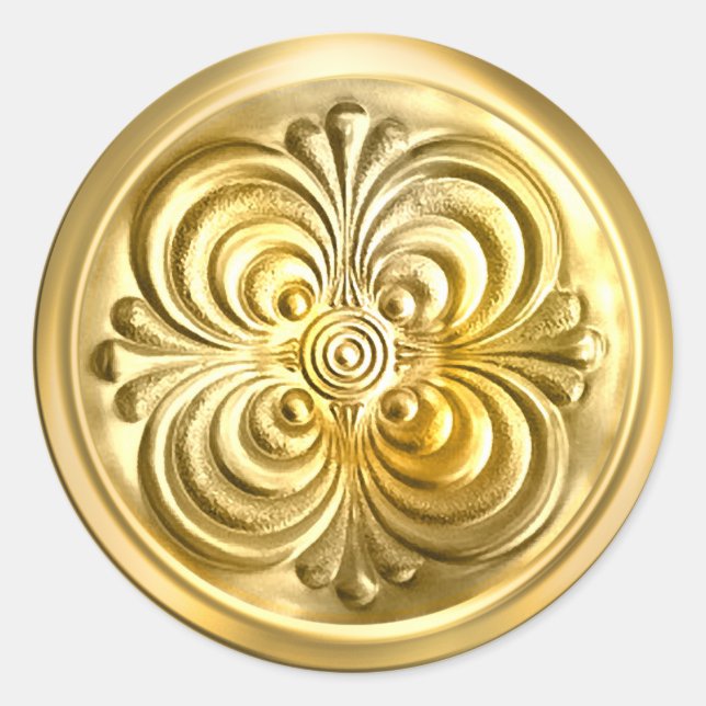 Gold Shiny Envelope Seal (Front)